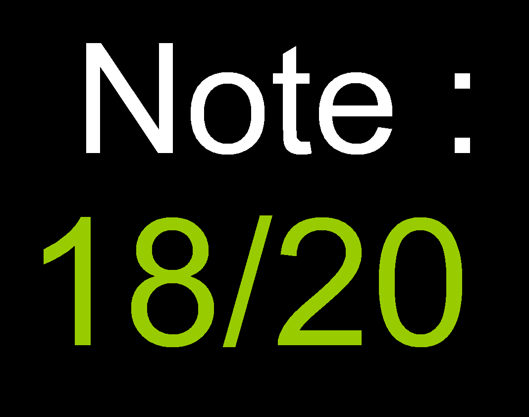 Note de Judgment: 18/20 : tutoriels-informatique.fr