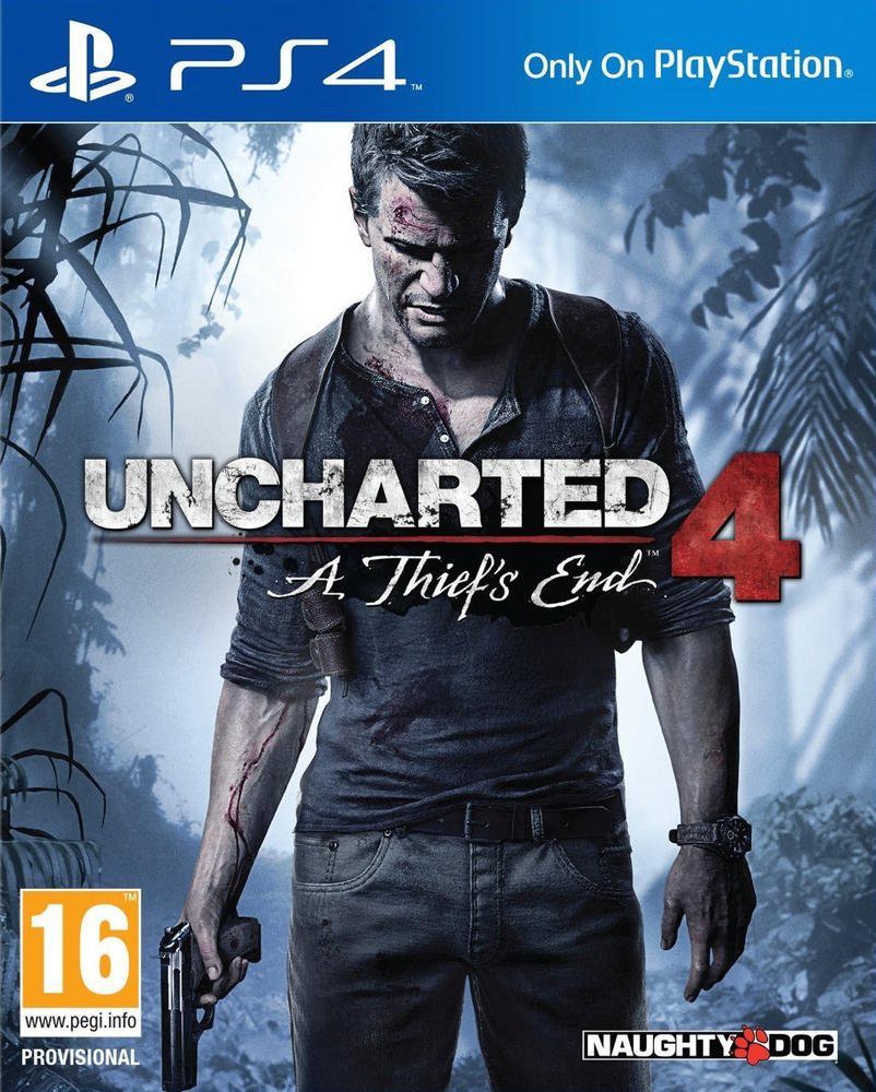 couverture de la jaquette d'Uncharted 4 A Thief's End