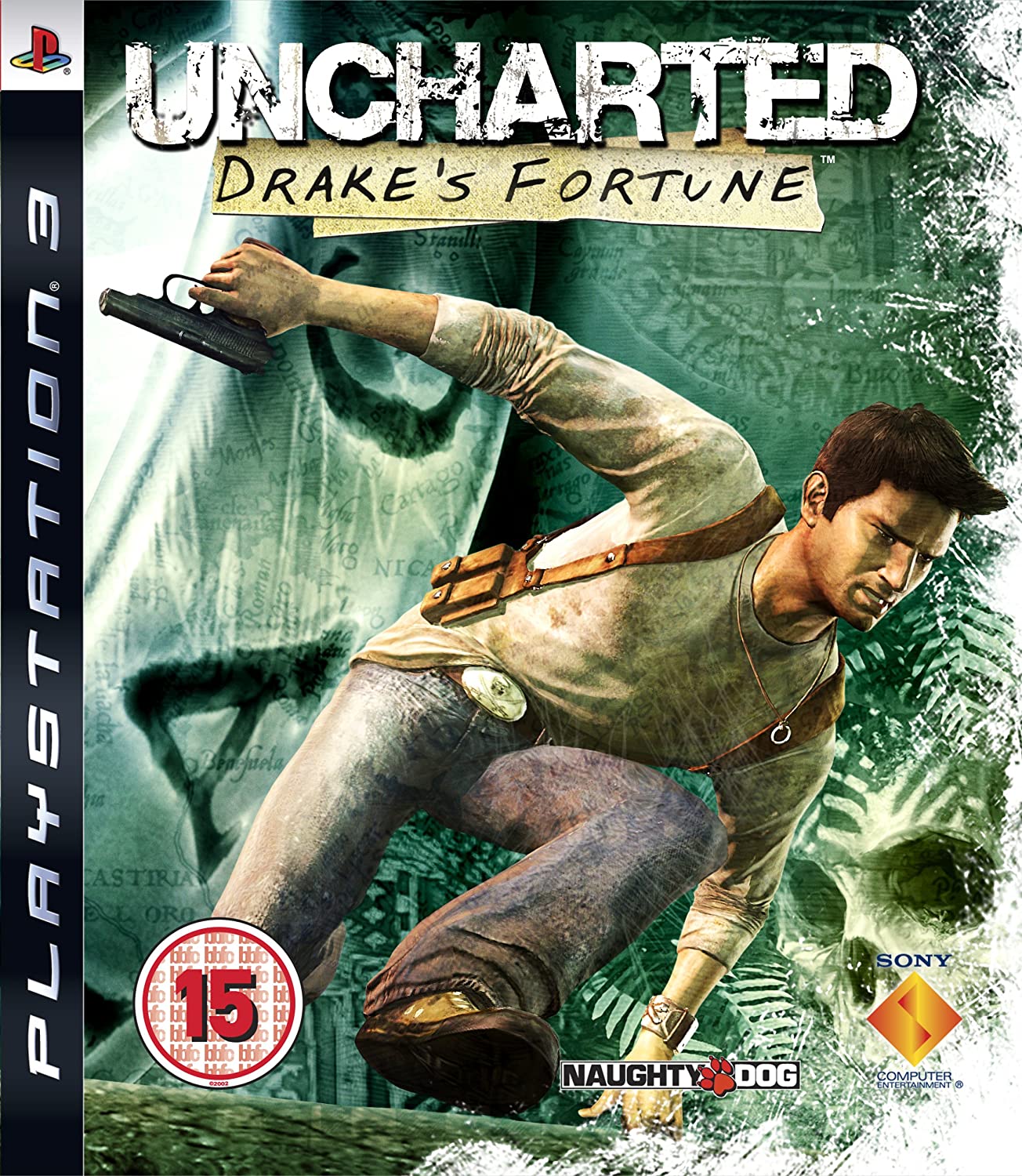 couverture de la jaquette d'Uncharted Drake's Fortune