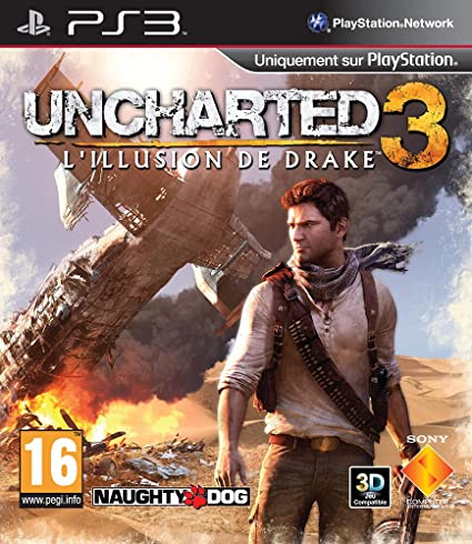 couverture de la jaquette d'Uncharted 3 L'Illusion de Drake