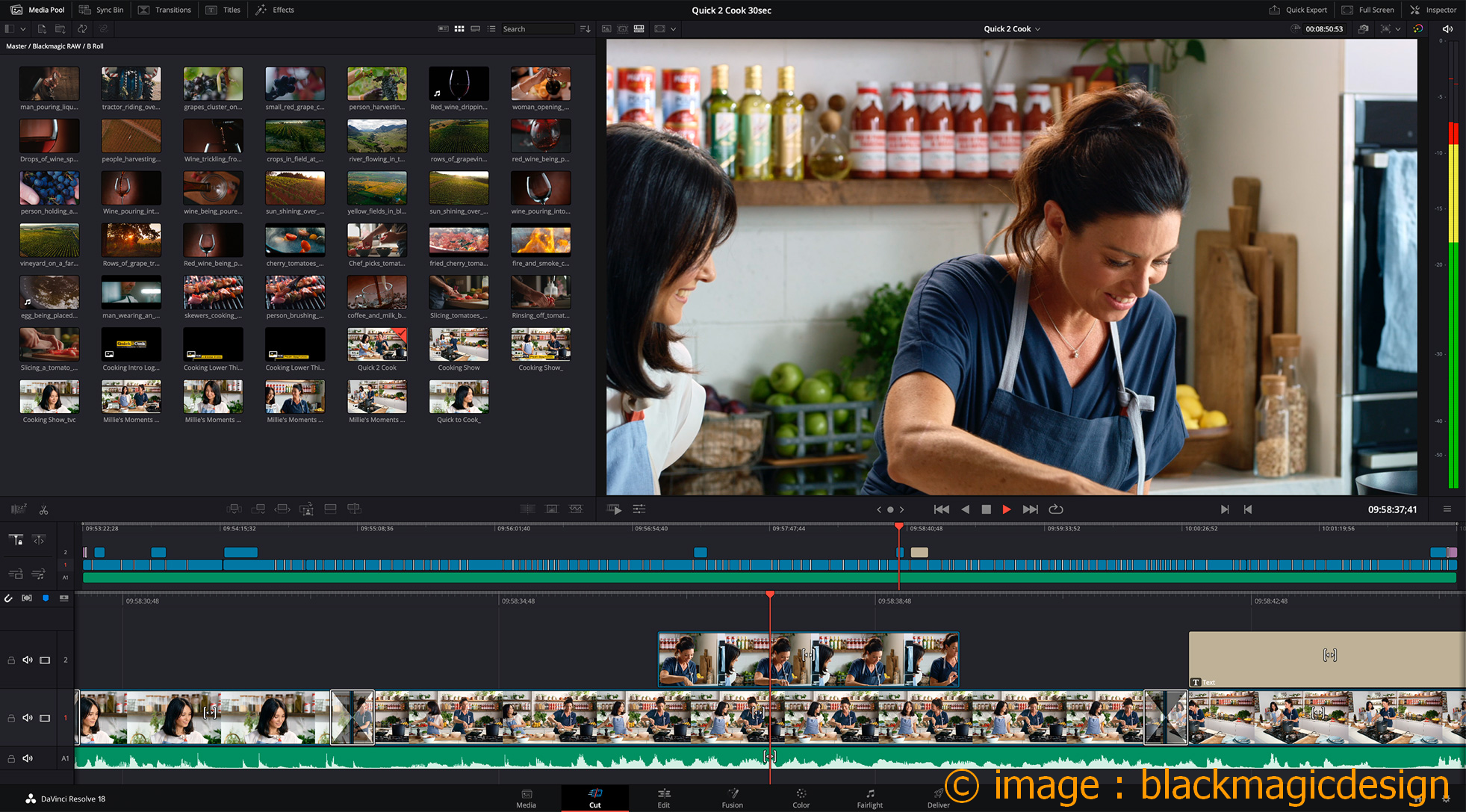 interface de Davinci